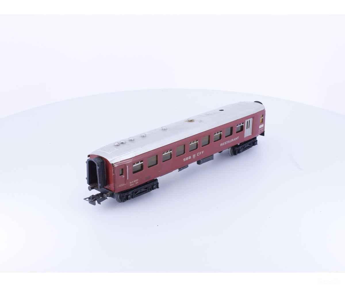 Marklin 4035 HO SBB-CFF-FFS Restaurant Car 10127 - European Passenger Cars
