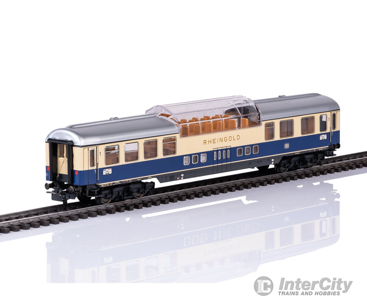 Marklin 40852 HO DB TEE Rheingold ’Tin-Plate’ Car Set (MHI Exclusive Item) European Passenger Cars