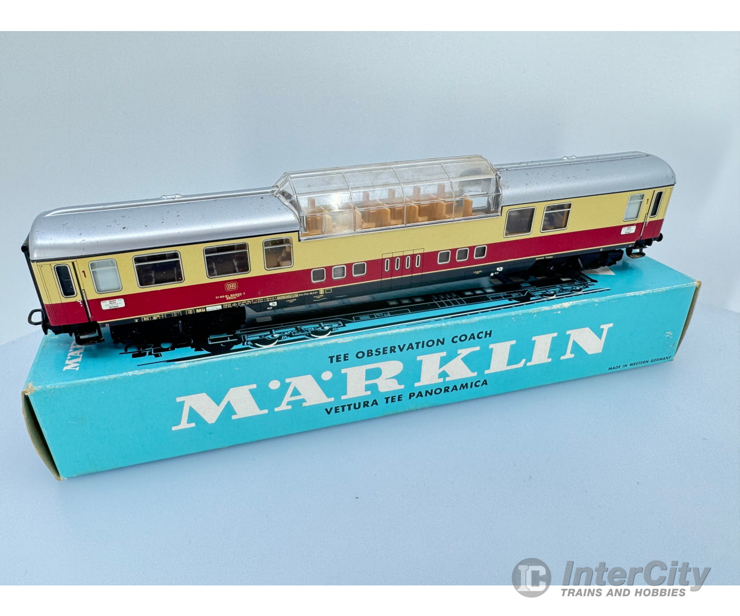 Marklin 4090 Ho Db Tee Dome Car 618081-80005-3 European Passenger Cars