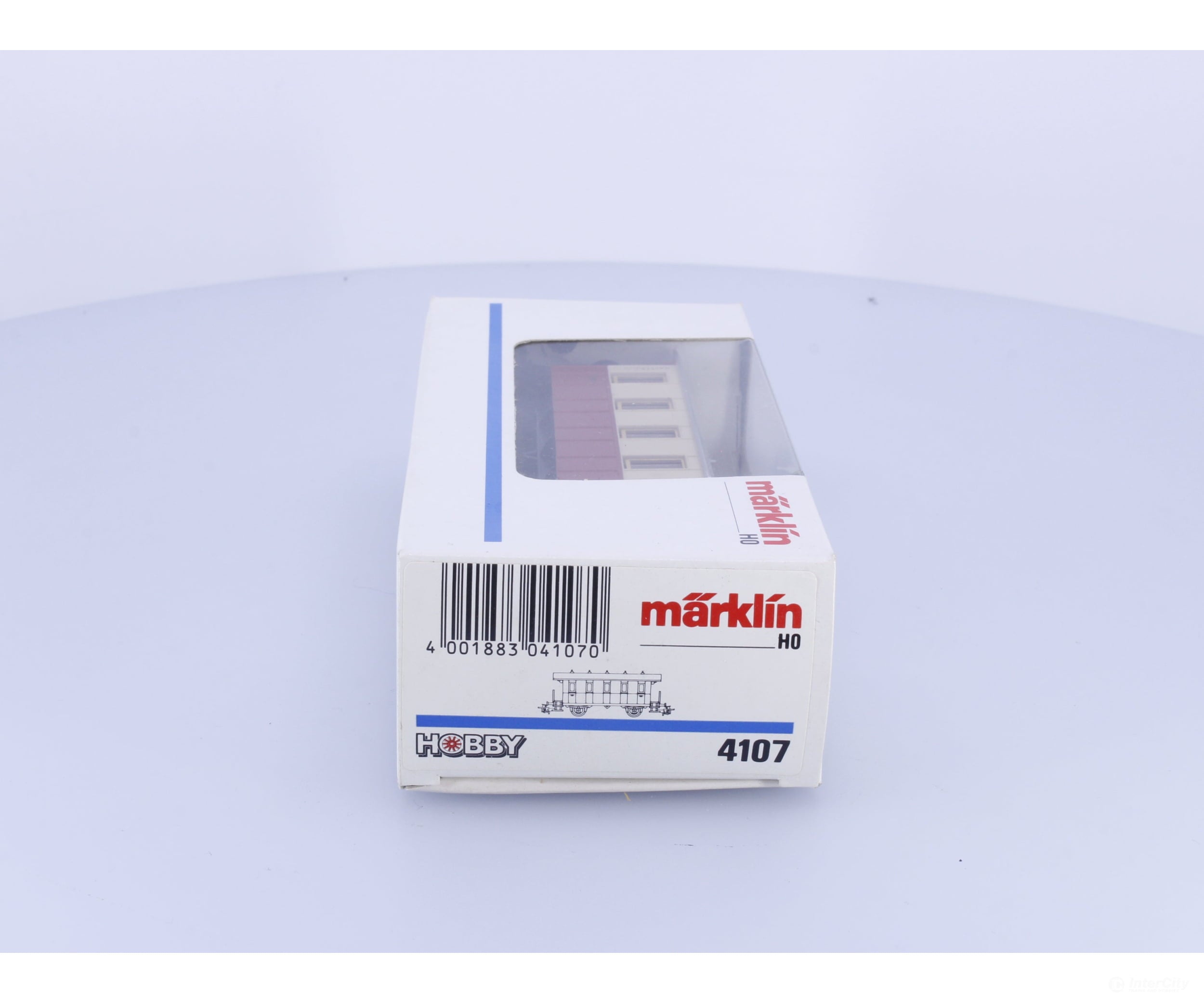 Marklin 4107 HO DR Hobby Red and Cream Passenger Car (#1) - European Passenger Cars