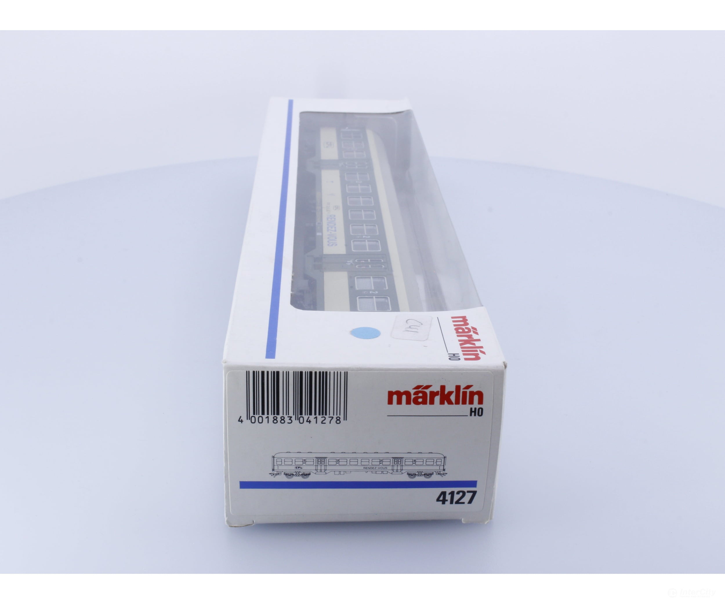 Marklin 4127 Ho Cfl Passenger Wagon 22-40 457 European Cars