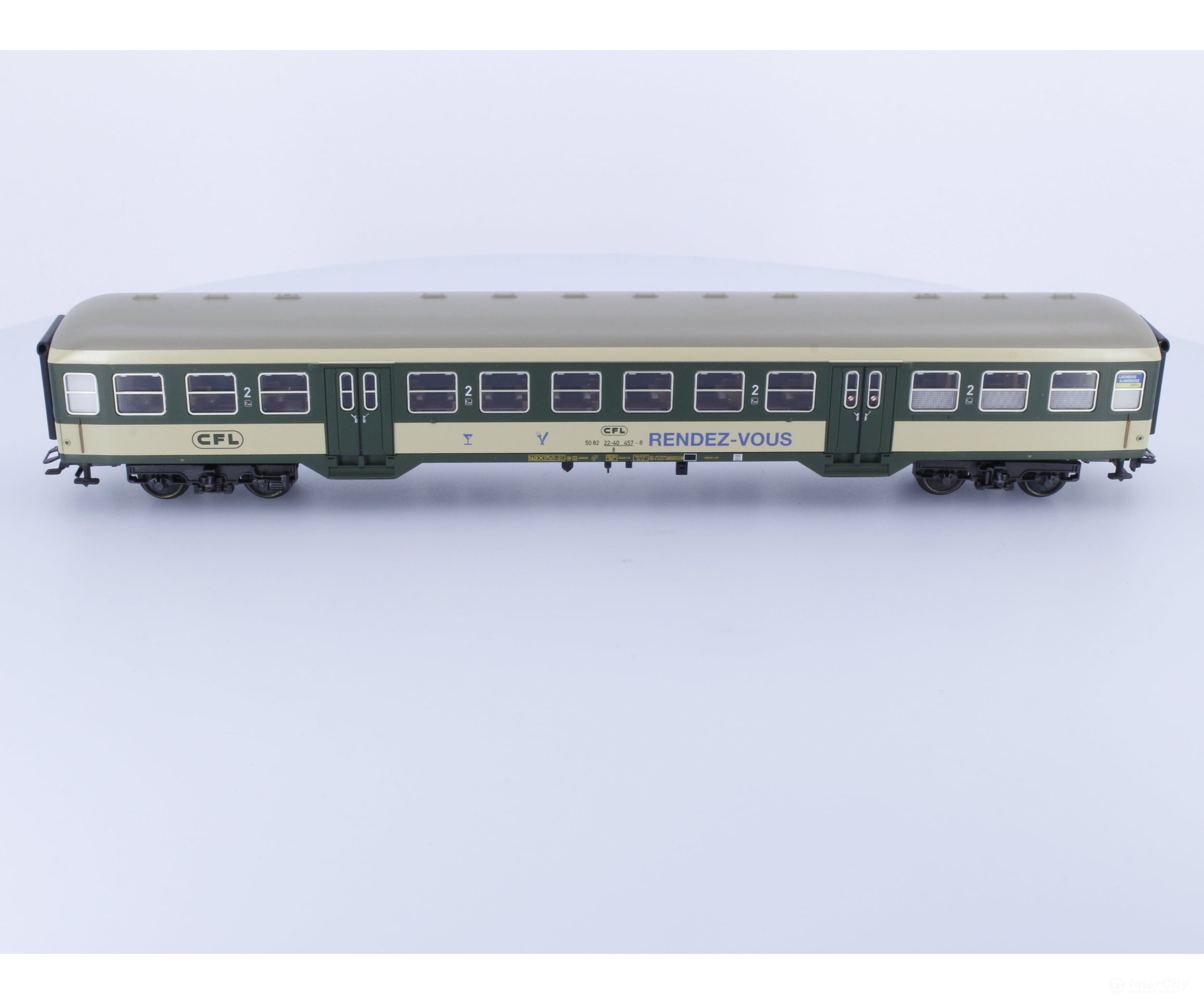 Marklin 4127 Ho Cfl Passenger Wagon 22-40 457 European Cars