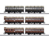 Marklin 42047 Ho Kpev Compartment Car Set European Passenger Cars