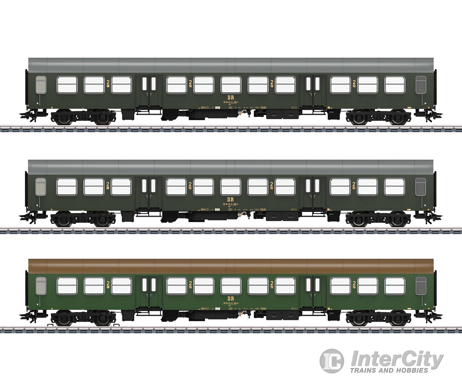 Marklin 42580 Ho Dr Halberstadt Center Entry Car Passenger Set European Cars