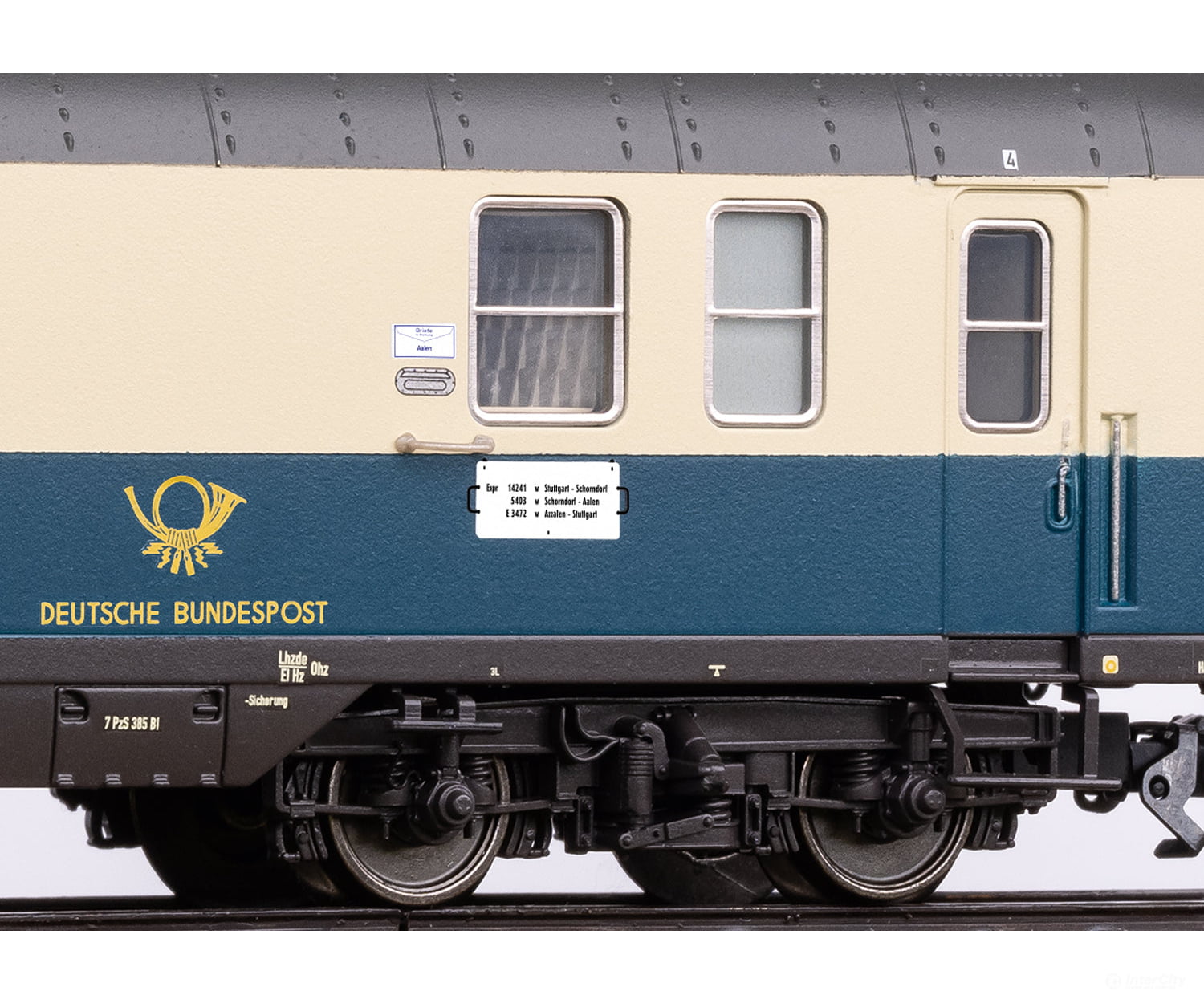 Marklin 42851 Ho Db Type Post Mr-A Railroad Mail Car European Freight Cars