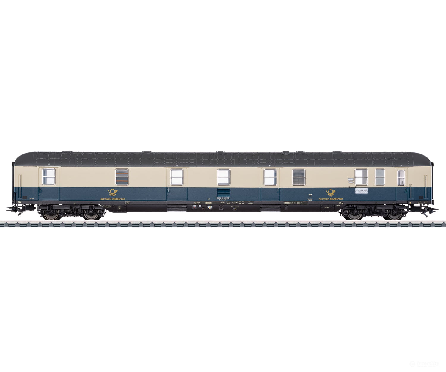 Marklin 42851 Ho Db Type Post Mr-A Railroad Mail Car European Freight Cars
