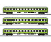 Marklin 42957 HO ’FlixTrain’ Express Train Car Set 1 (MHI Exclusive Item) - European Passenger Cars