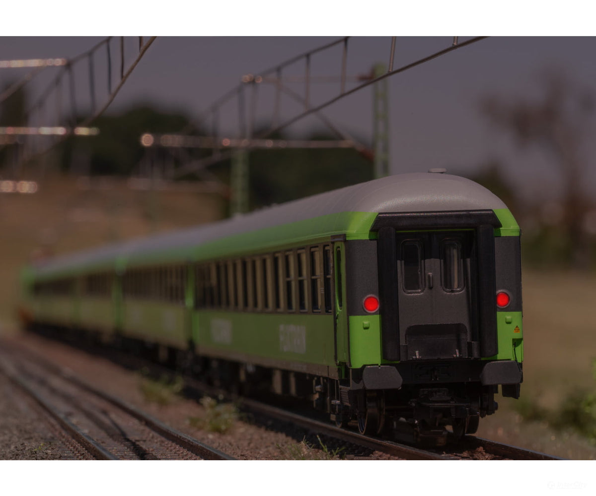 Marklin 42958 HO ’FlixTrain’ Express Train Car Set 2 (MHI Exclusive Item) - European Passenger Cars