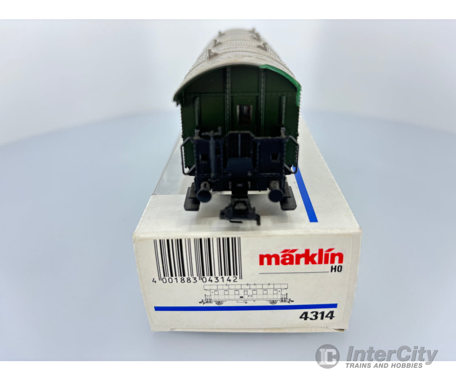 Marklin 4314 Ho Db 2Nd Class 2 Axle Passenger Car European Freight Cars