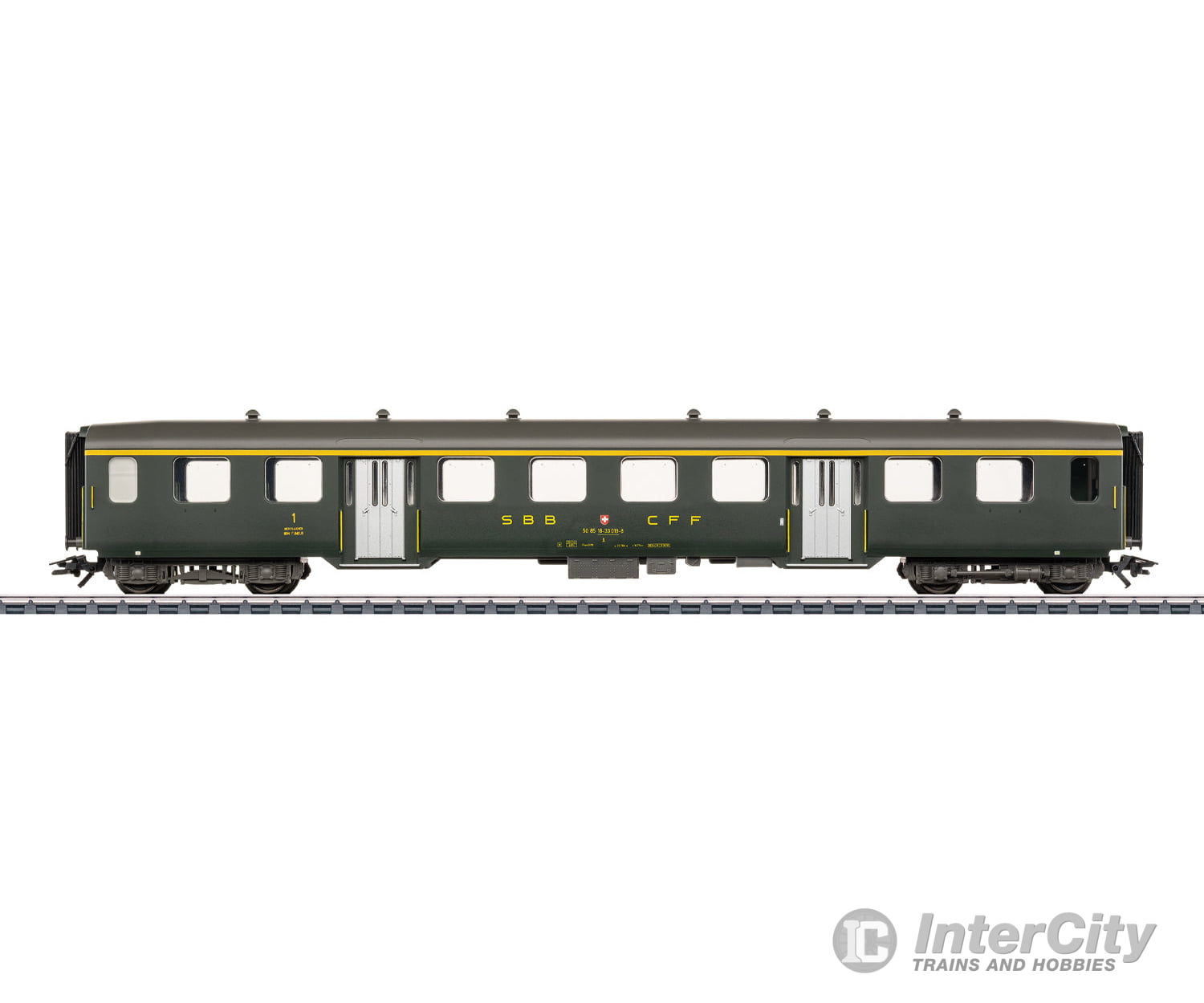Marklin 43363 HO Lightweight Steel Passenger Car 1st Class European Passenger Cars