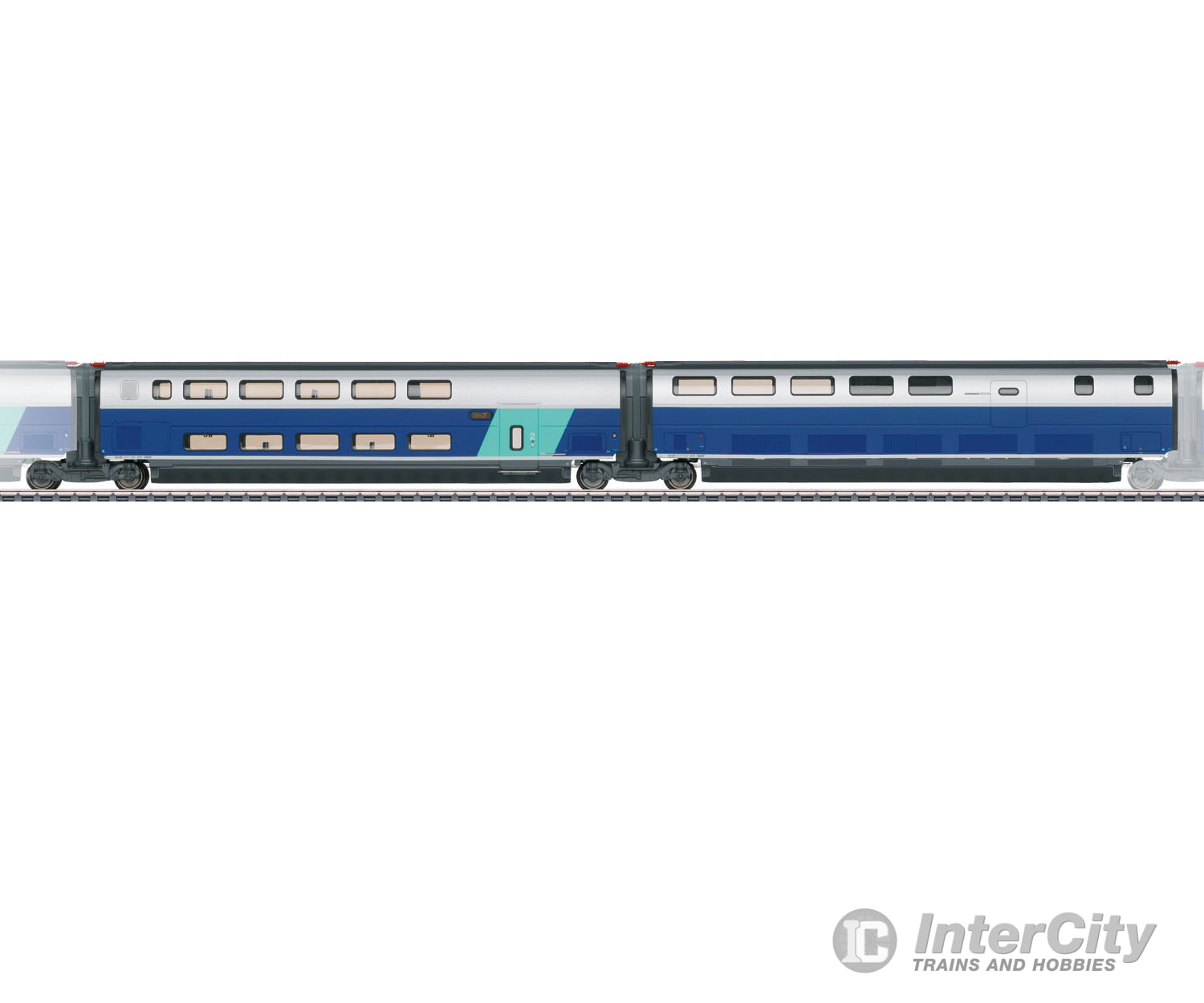 Marklin 43443 SNCF Add-On Car Set 3 for the TGV Euroduplex - Default Title (IC-MARK-43443)