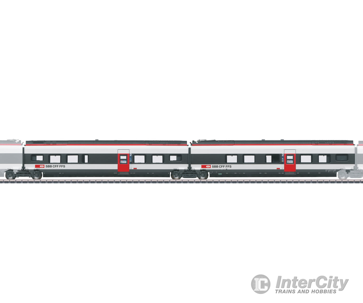 Marklin 43461 SBB-CFF-FFS Add-On Car Set 1 for the Class RABe 501 Giruno - Default Title (IC-MARK-43461)