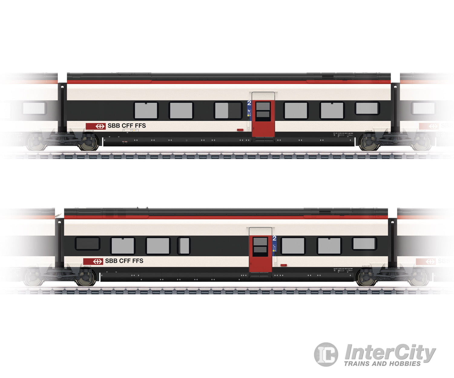 Marklin 43461 SBB-CFF-FFS Add-On Car Set 1 for the Class RABe 501 Giruno - Default Title (IC-MARK-43461)