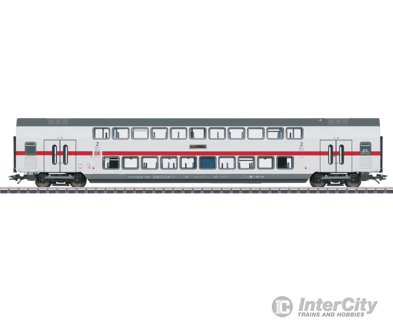 Marklin 43487 DB AG IC2 Type DBpza 682.2 Bi-Level Intermediate Car, 2nd Class - Default Title (IC-MARK-43487)