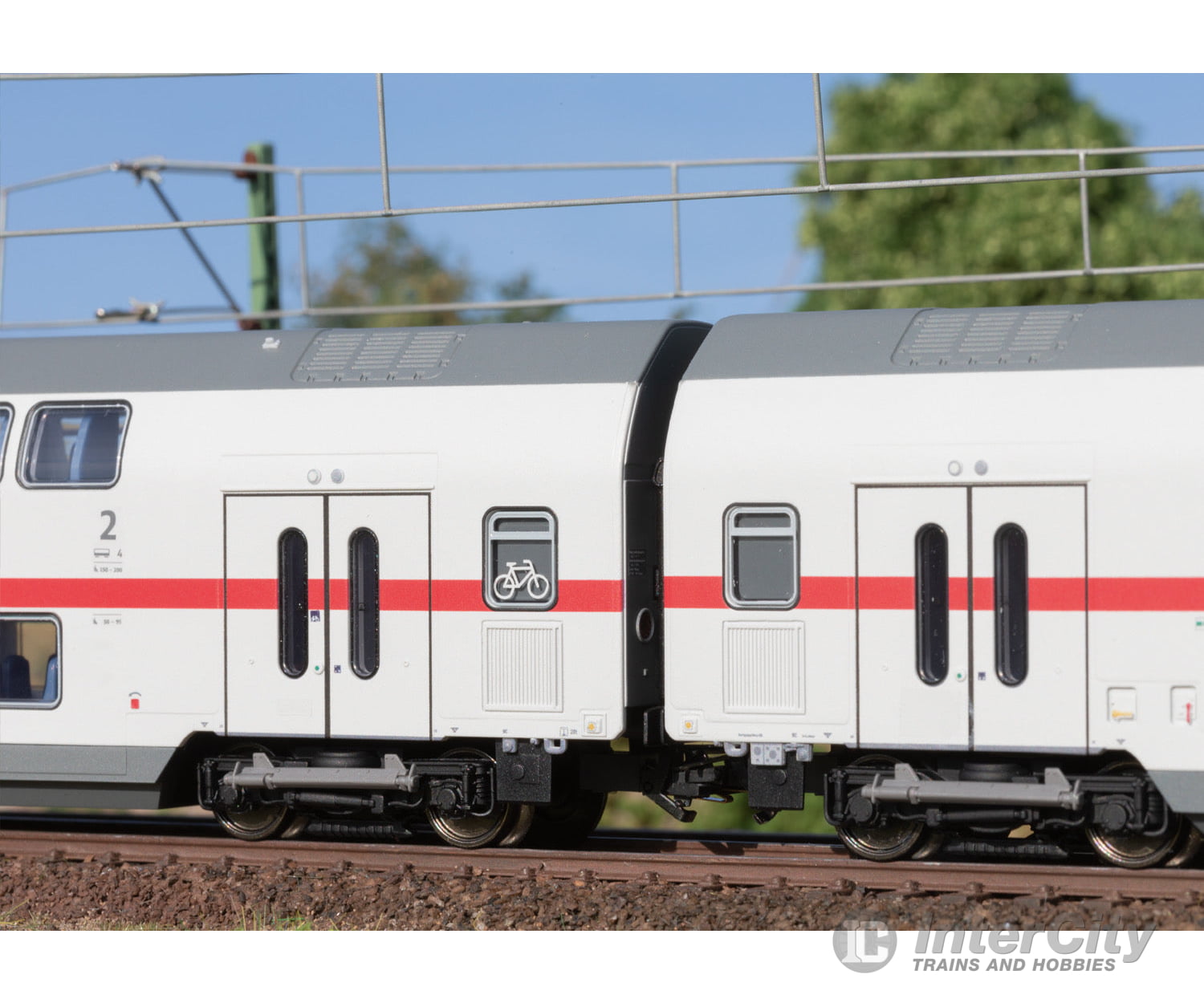 Marklin 43487 DB AG IC2 Type DBpza 682.2 Bi-Level Intermediate Car, 2nd Class - Default Title (IC-MARK-43487)
