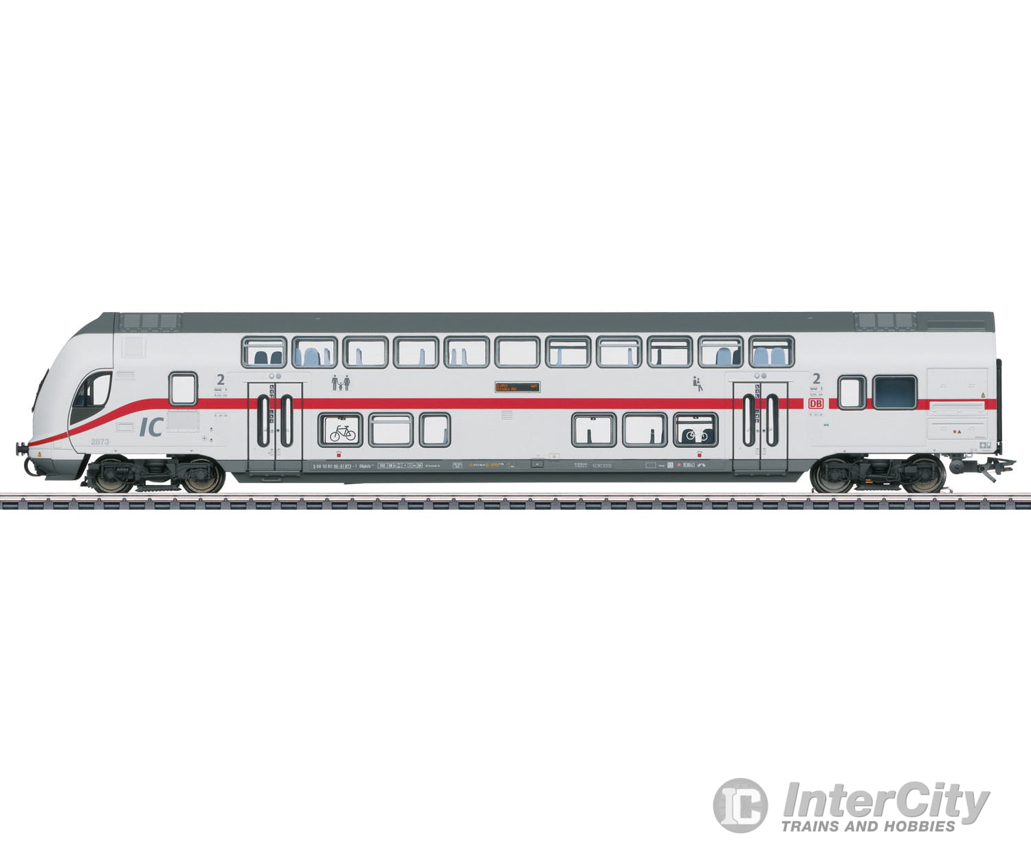 Marklin 43488 DB AG IC2 Type DBpbzfa 668.2 Bi-Level Cab Control Car, 2nd Class - Default Title (IC-MARK-43488)
