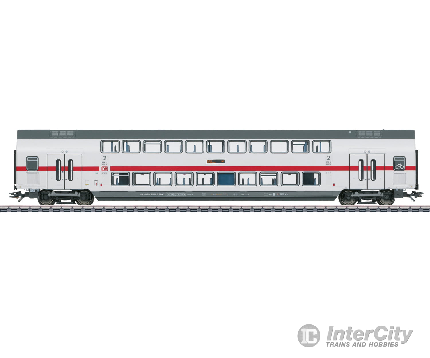 Marklin 43490 DB AG IC2 Type DBpza 682.2 Bi-Level Intermediate Car, 2nd Class - Default Title (IC-MARK-43490)