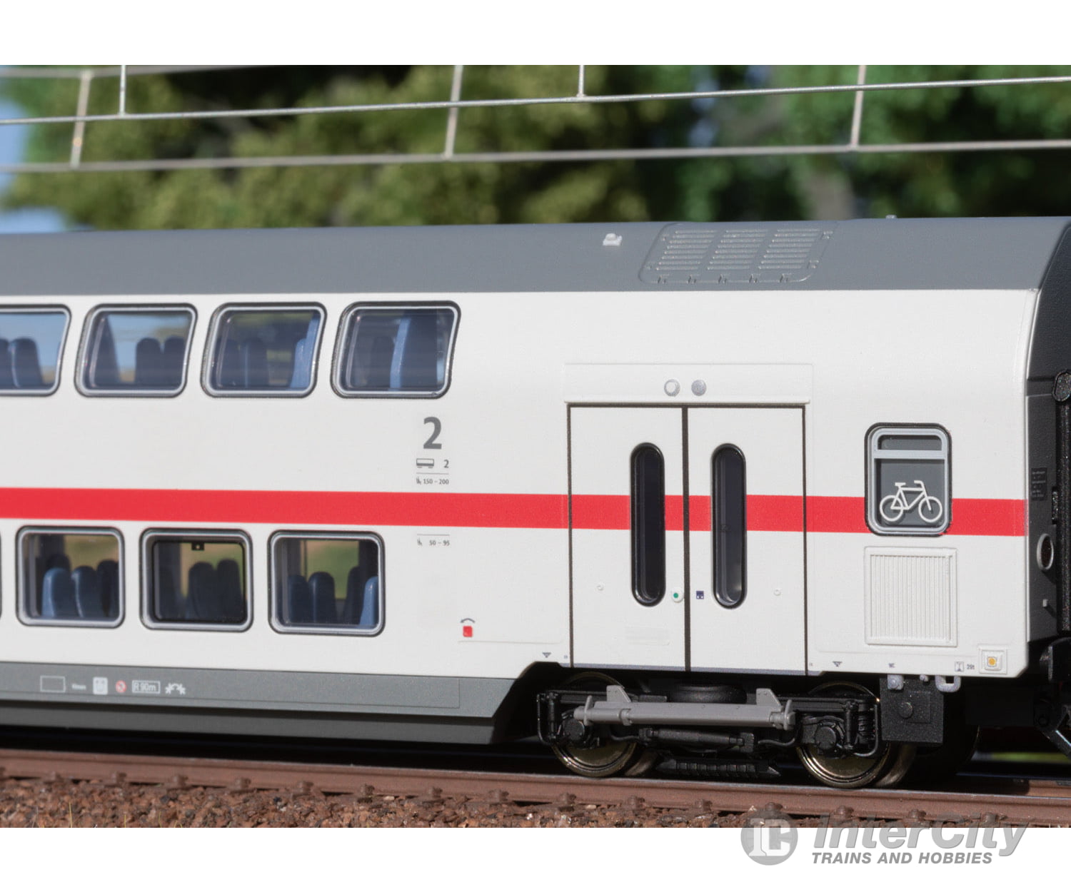 Marklin 43490 DB AG IC2 Type DBpza 682.2 Bi-Level Intermediate Car, 2nd Class - Default Title (IC-MARK-43490)