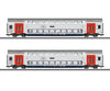 Marklin 43566 HO SNCB Bi-Level Car Set European Passenger Cars