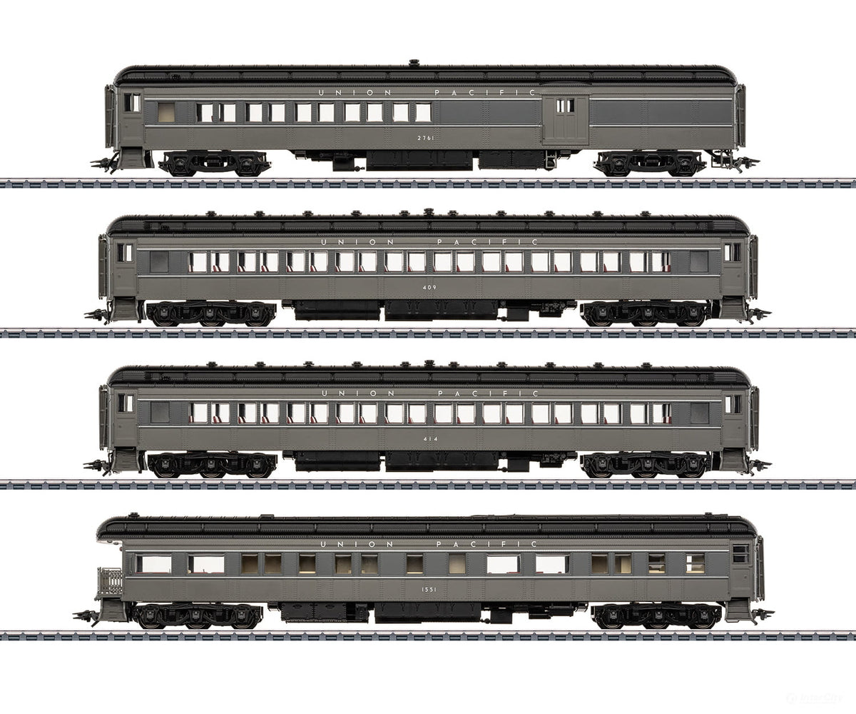 Marklin 43629 HO US Heavyweight Passenger Car Set MFX Digital (MHI Exclusive Item) - Passenger Cars