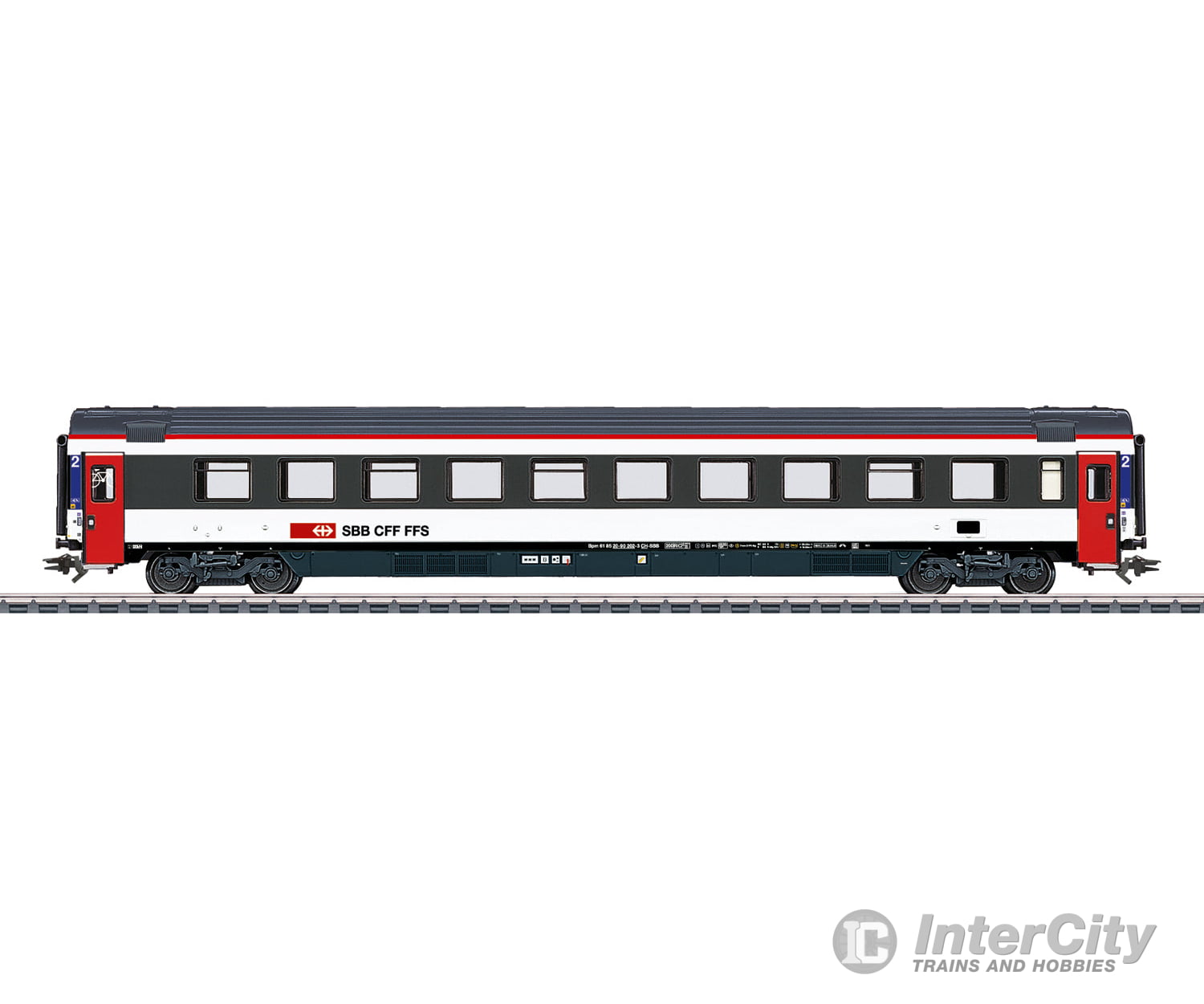 Marklin 43674 HO SBB-CFF-FFS EuroCity Express Train Passenger Car European Passenger Cars