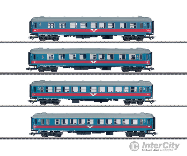 Marklin 43789 Ho Sj Express Train Car Set European Passenger Cars