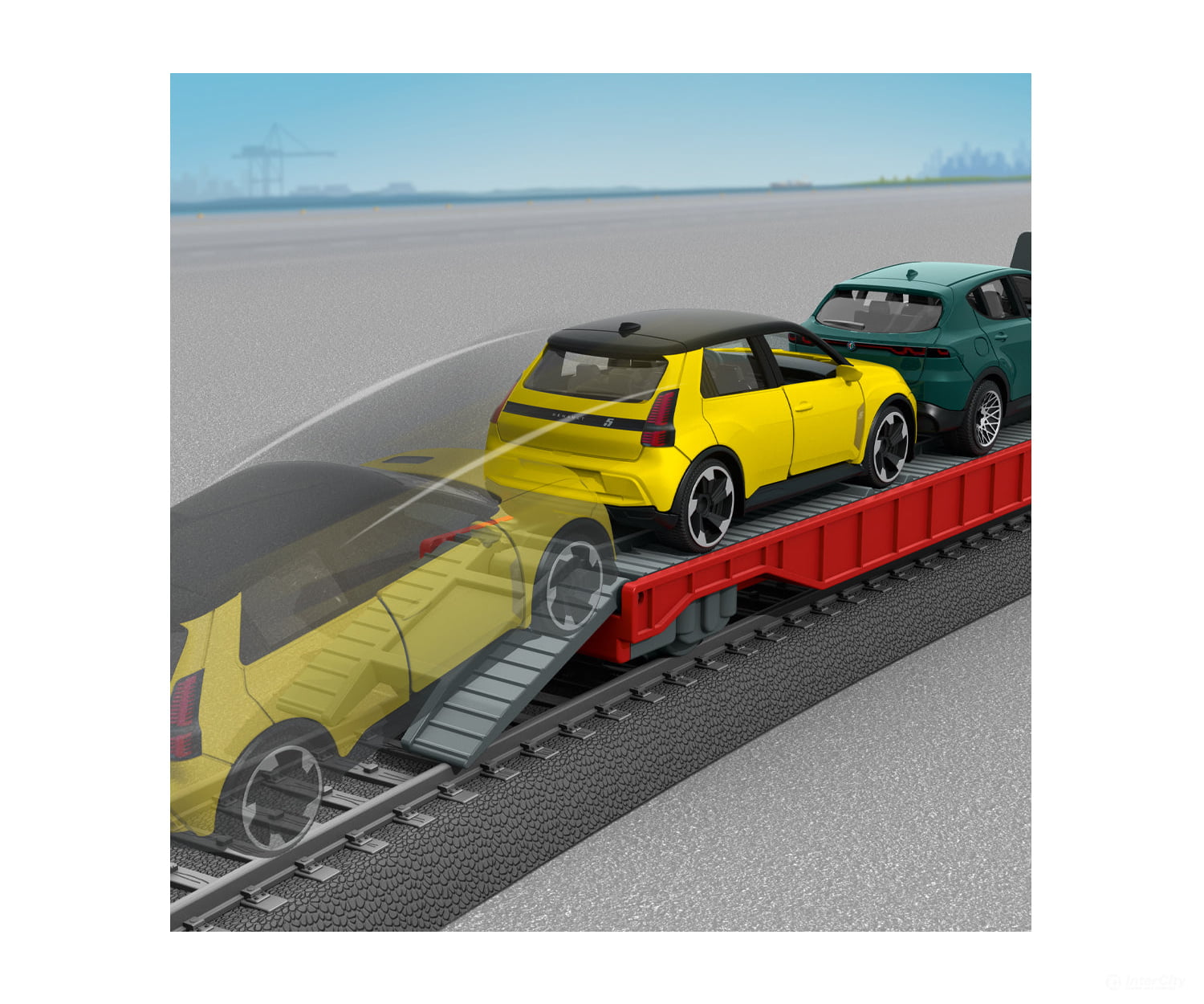 Marklin 44125 HO Märklin my world - Auto Transport Car European Freight Cars