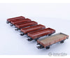Marklin 4423 Ho Db Lot Of 6 Low Side Flat Cars - One W. Ballast 464637 European Freight Cars