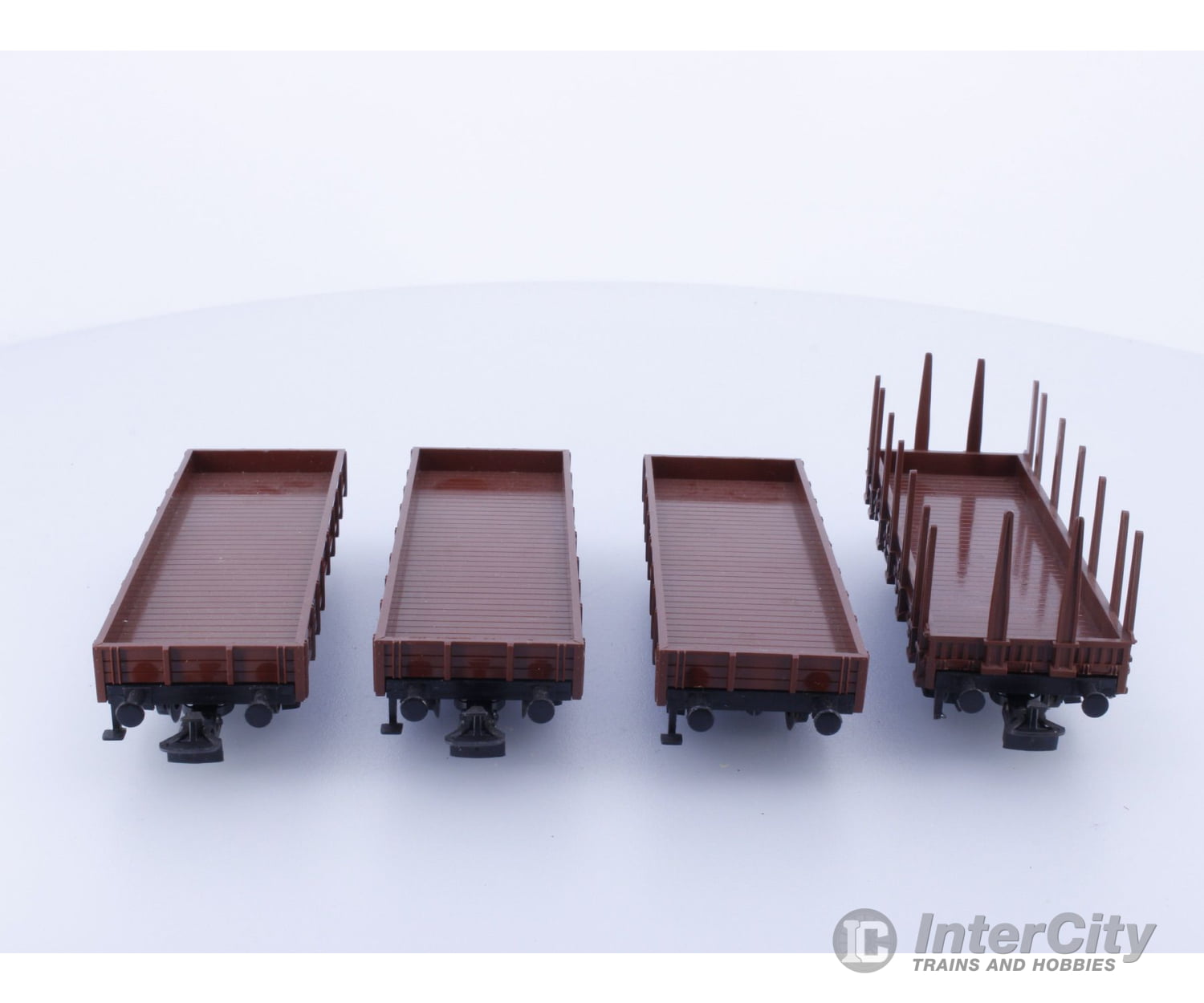 Marklin 4423 X 3/44592 1 Ho Db Lot Of Four Freight Cars. 3 And 44592 European Freight Cars