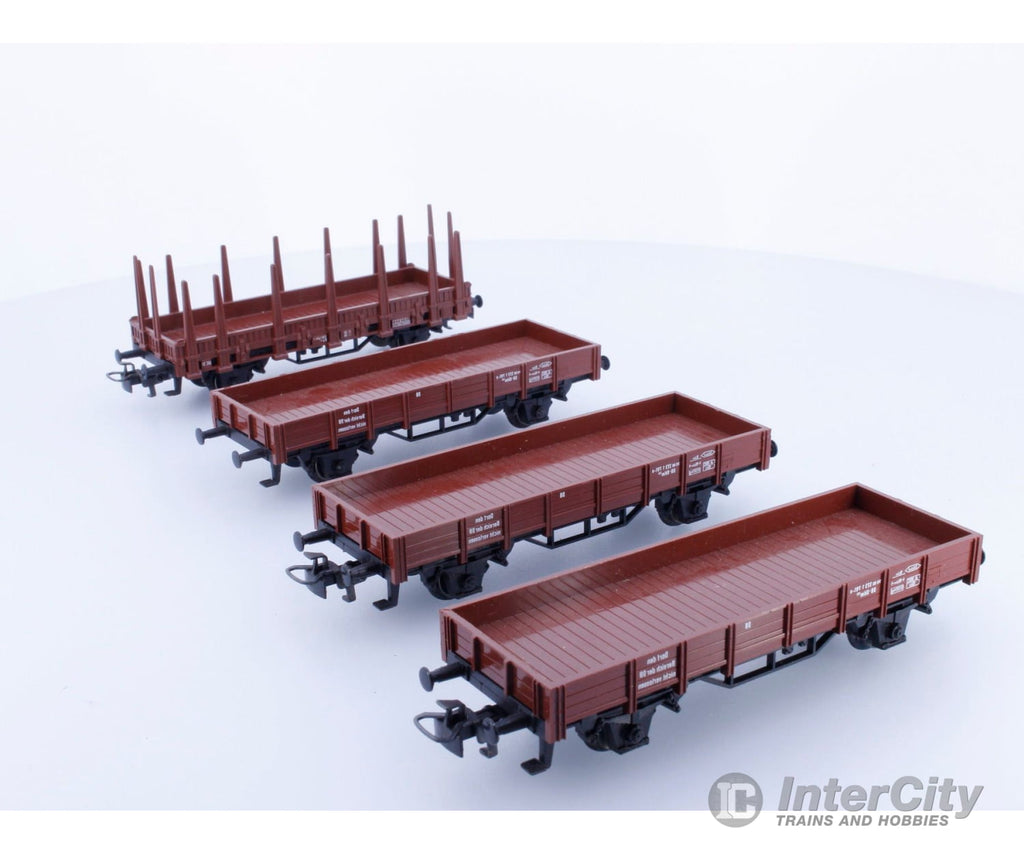 Marklin 4423 X 3/44592 1 Ho Db Lot Of Four Freight Cars. 3 And 44592 European Freight Cars