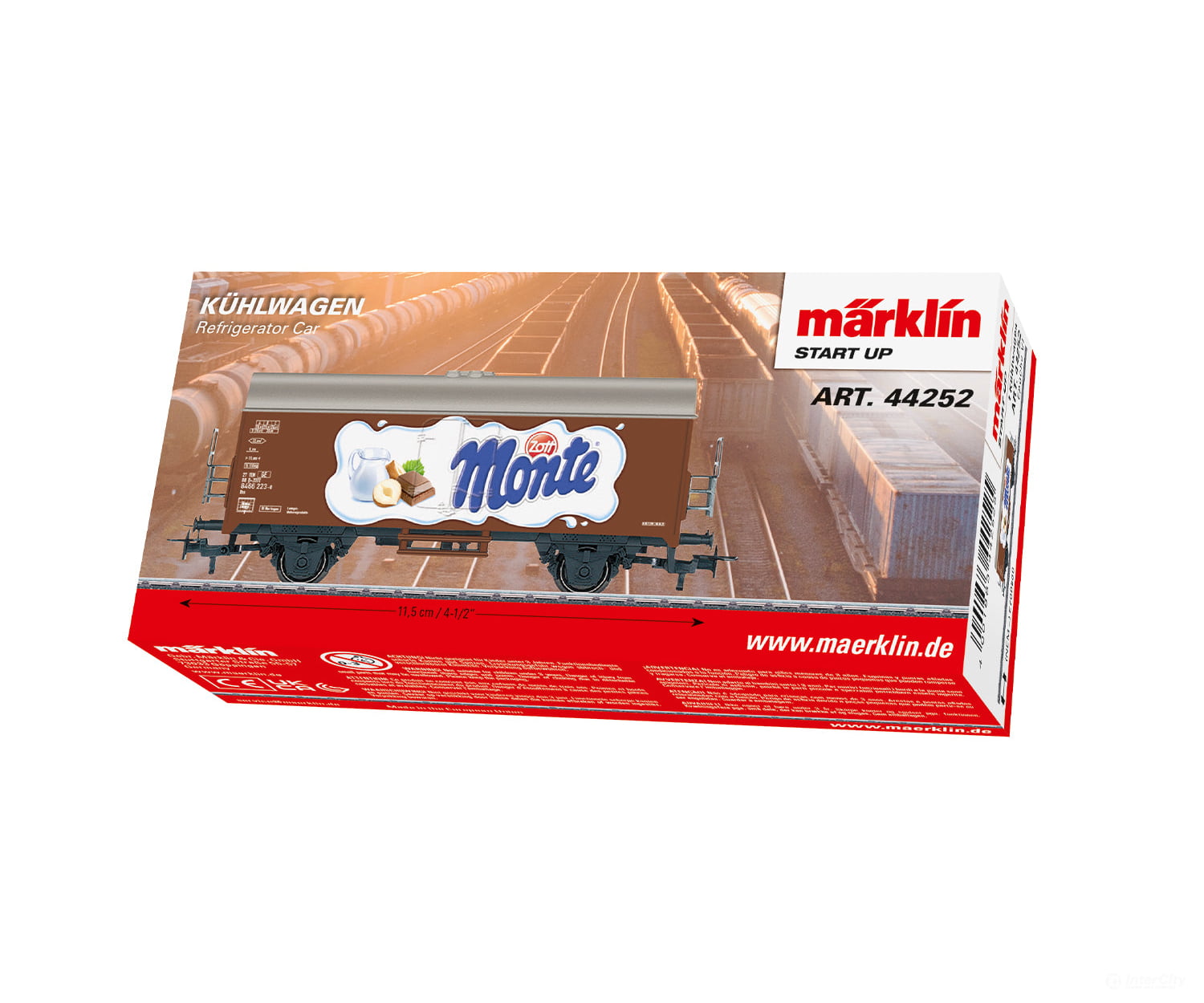 Marklin 44252 Ho Märklin Start Up - Zott Monte Refrigerator Car European Freight Cars