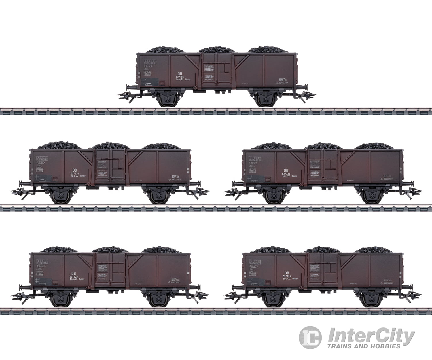 Marklin 44311 Ho Type Fd-Z-72 Ommv Freight Car Set (Mhi Exclusive Item) European Cars