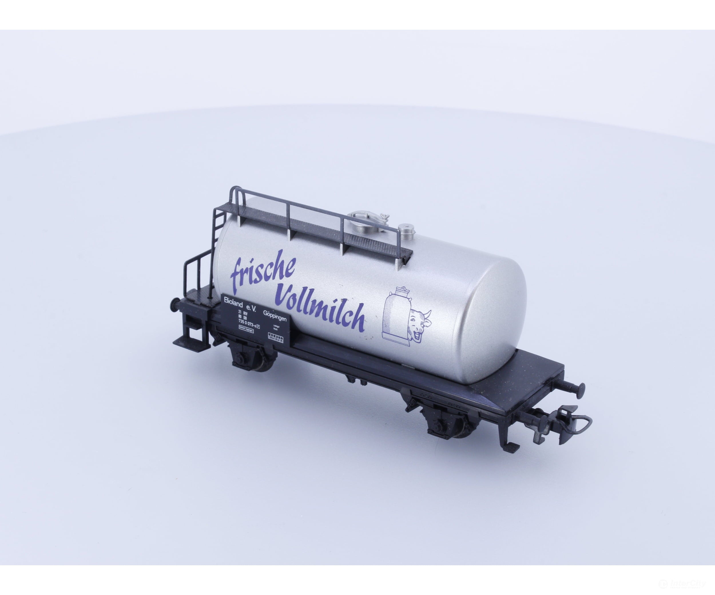 Marklin 4448 Ho Db Frische Vollmilch Milk Transport Tank Car 735 0 073-6 European Freight Cars