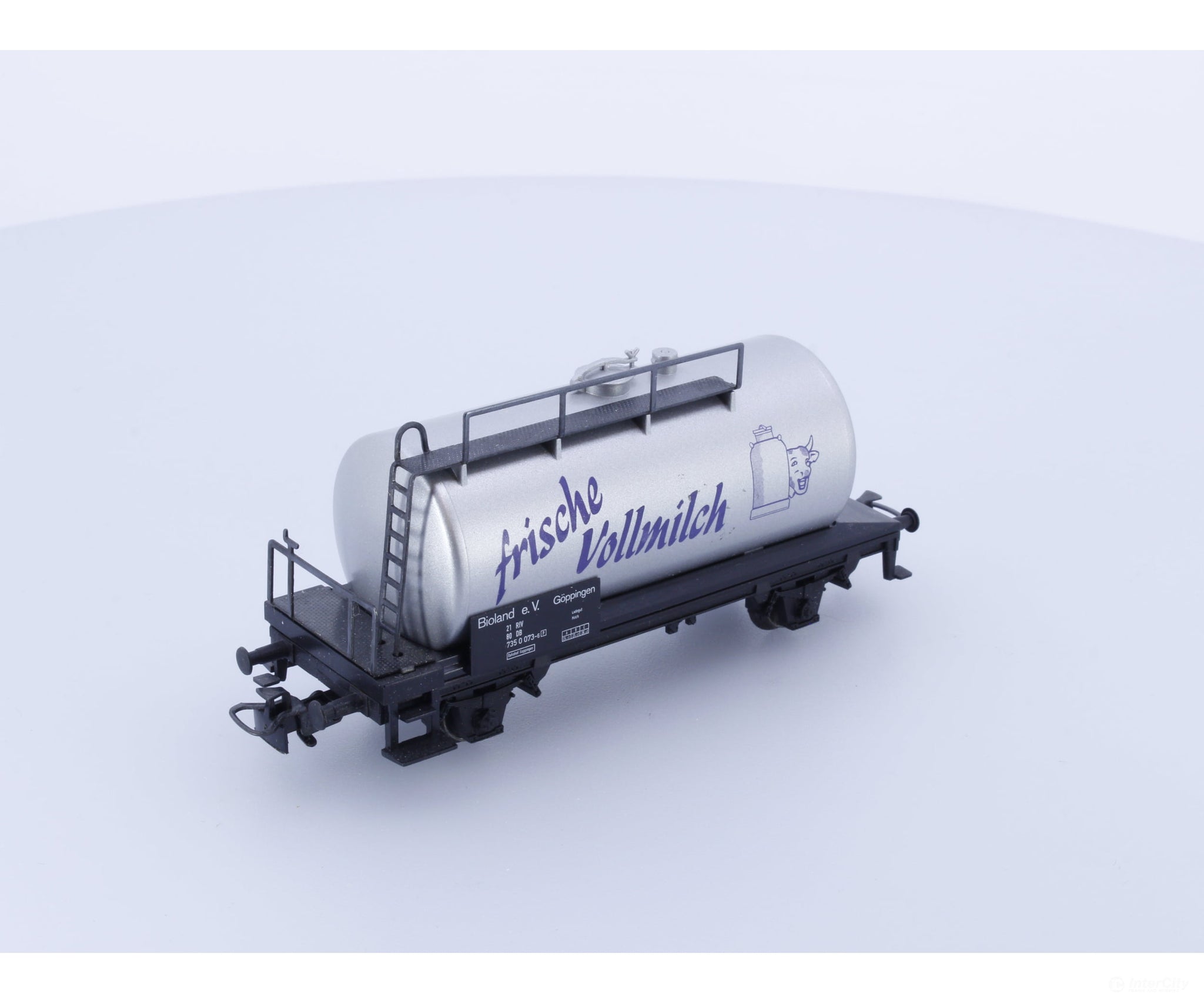 Marklin 4448 Ho Db Frische Vollmilch Milk Transport Tank Car 735 0 073-6 European Freight Cars