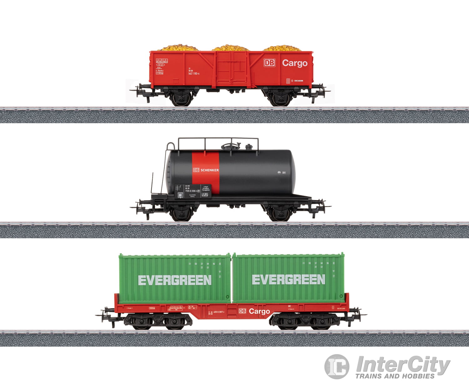 Marklin 44506 HO DB AG Märklin Start up - Cargo Freight Car Set Era VI European Freight Cars