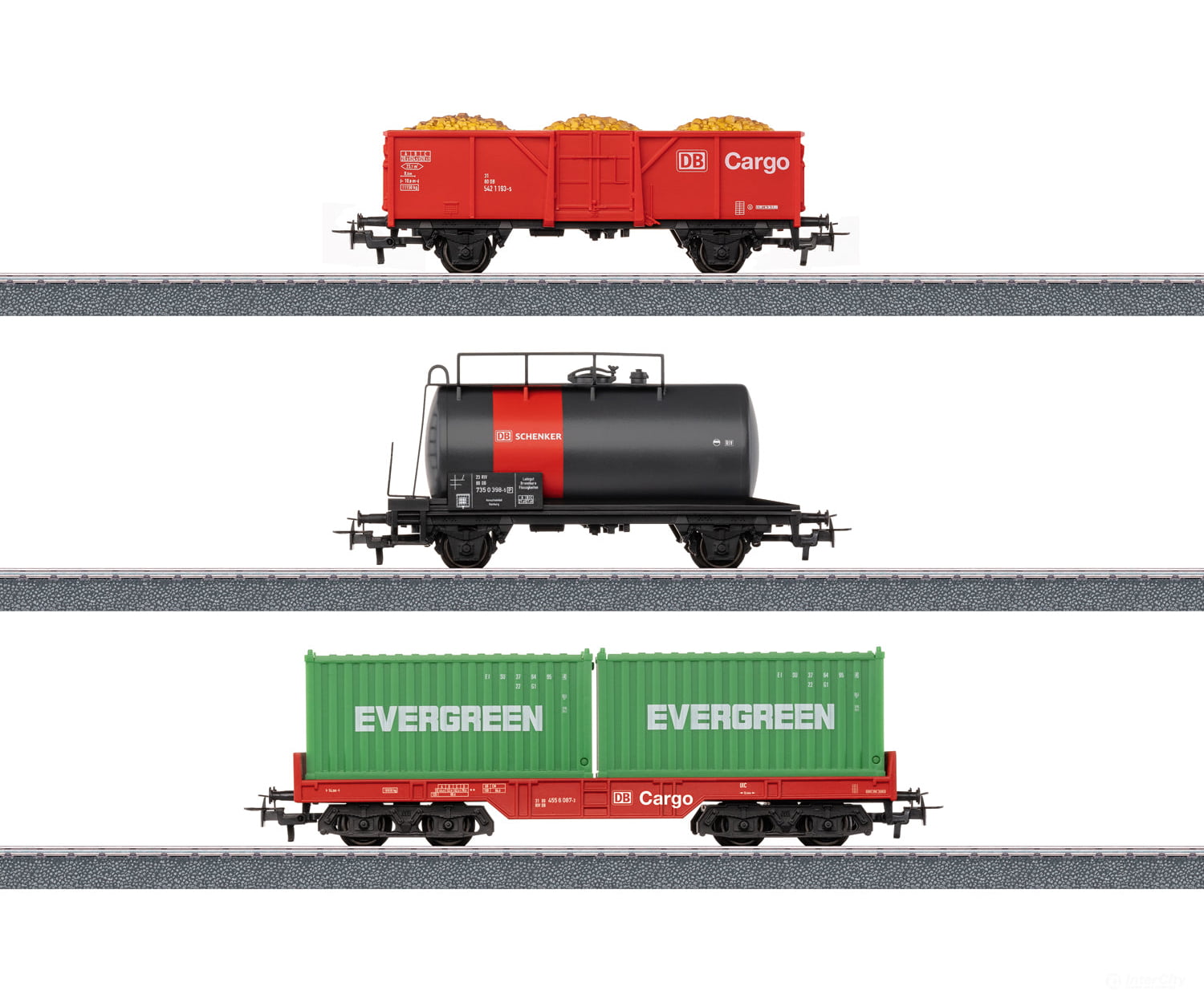 Marklin 44506 HO DB AG Märklin Start up - Cargo Freight Car Set Era VI European Freight Cars