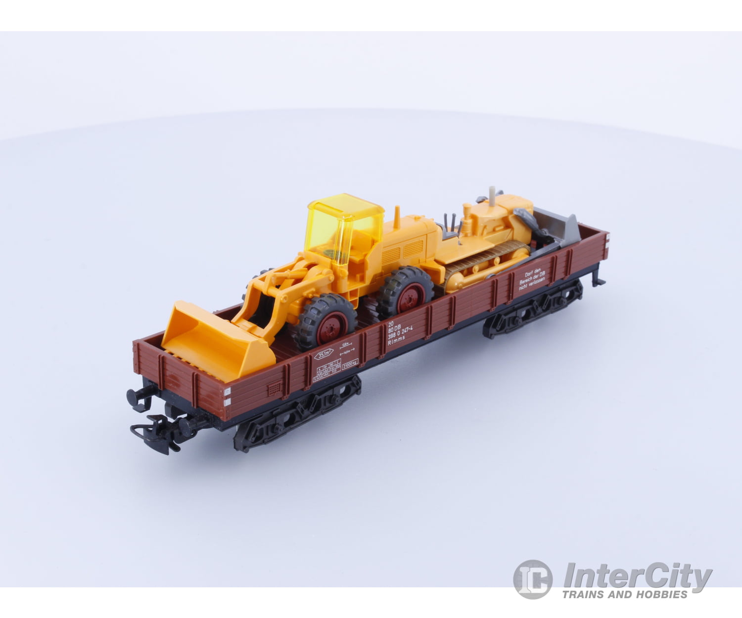 Marklin 4474 Ho Db Gondola With Bulldozer 398 0 247-4 European Freight Cars