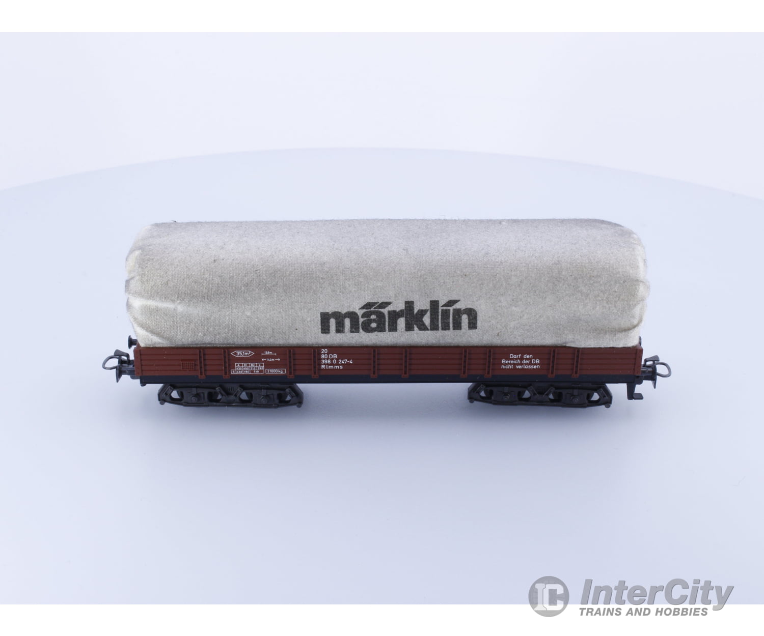 Marklin 4475 Ho Db Freight Ar With Canvas Tarp European Cars