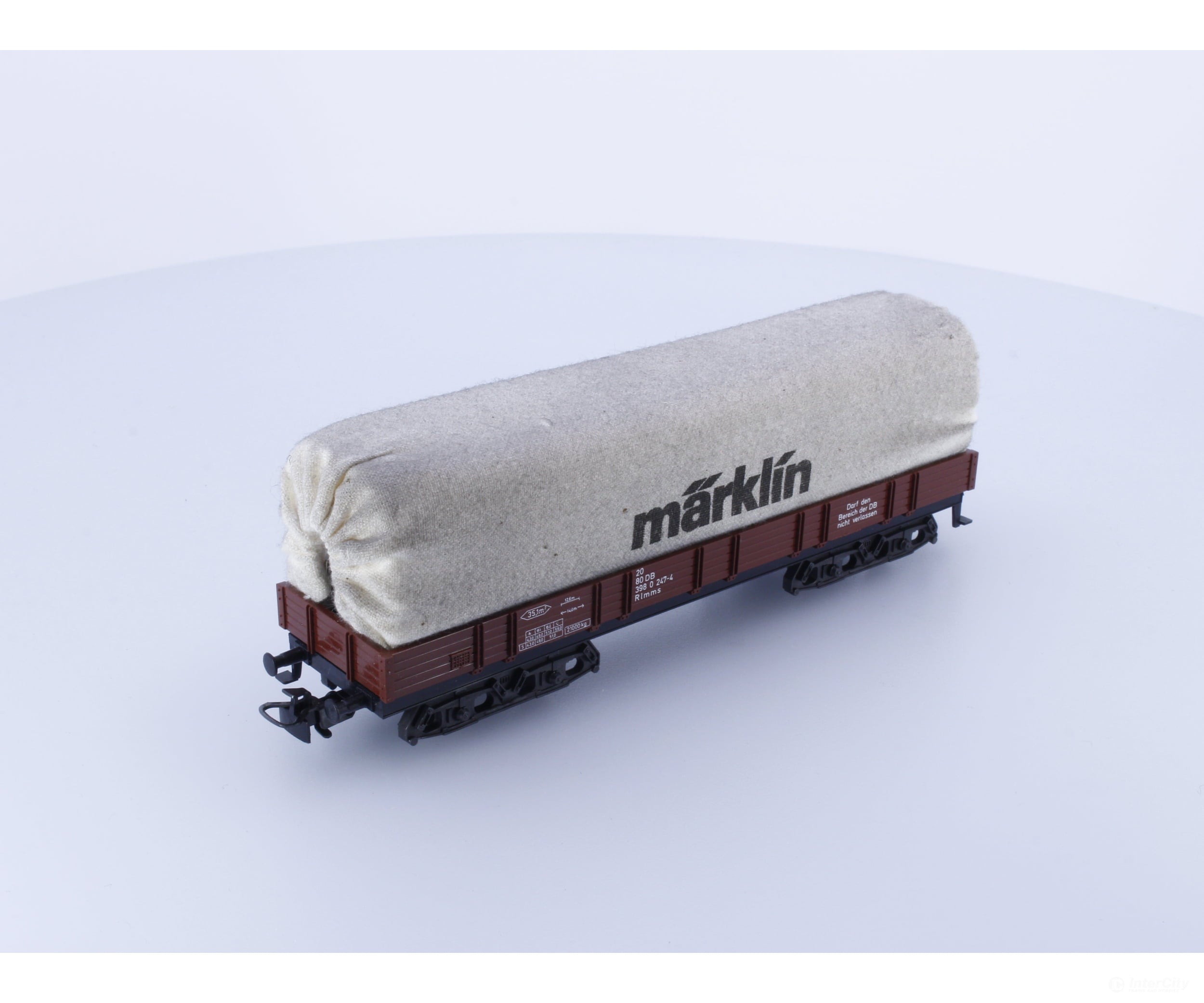 Marklin 4475 Ho Db Freight Ar With Canvas Tarp European Cars