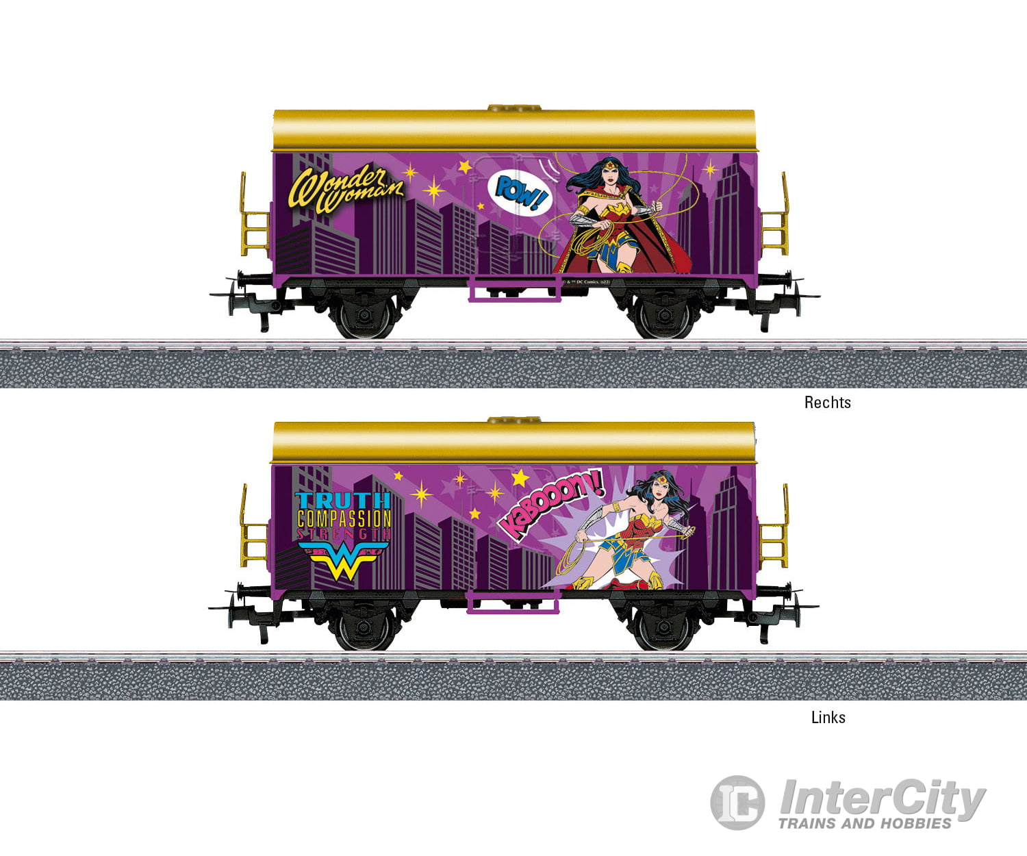 Marklin 44828 Marklin Start up - Wonder Woman Refrigerator Car - Default Title (IC-MARK-44828)