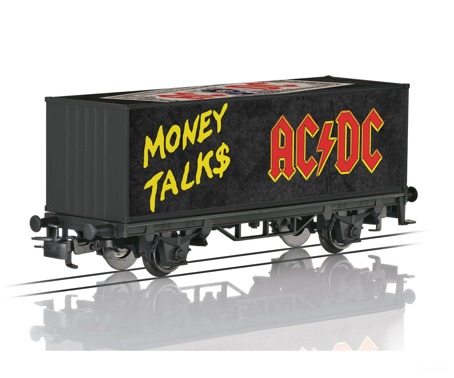 Marklin 44832 HO Märklin Start up - ’Moneytalks’ Container Transport Car European Freight Cars