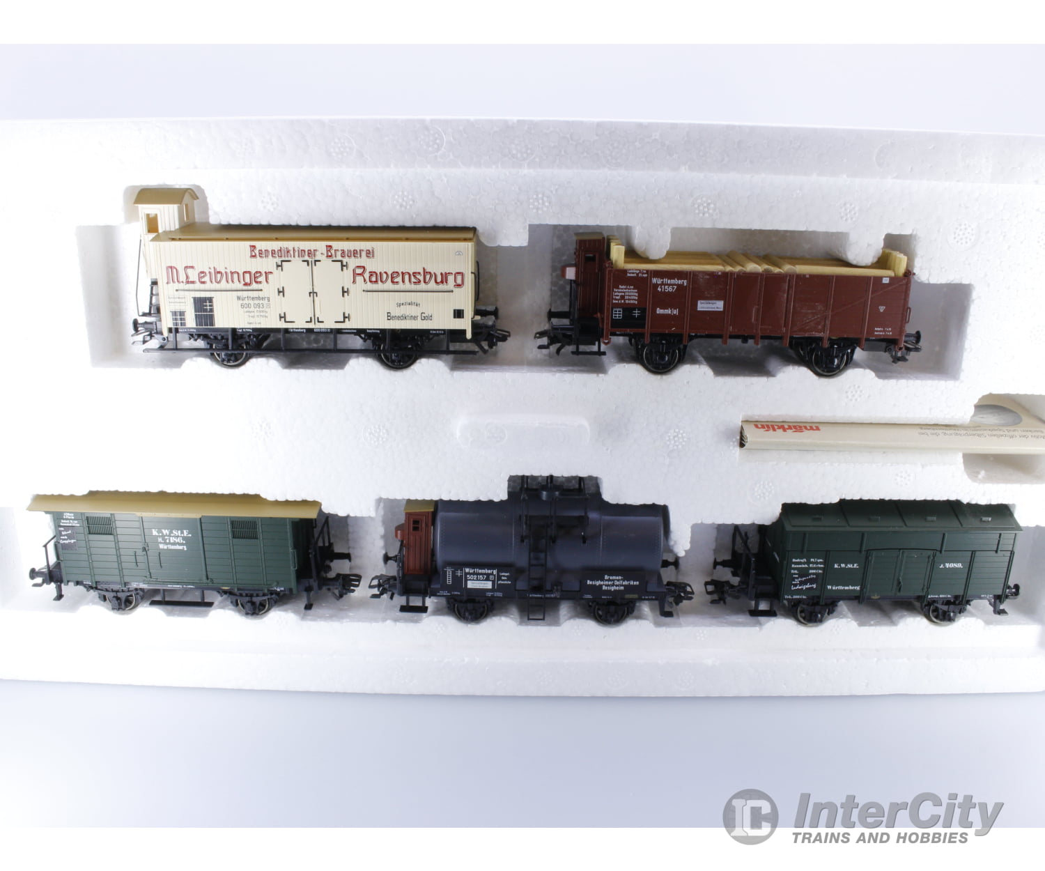 Marklin 4510 Ho Kwste Wurttemberg Car Set European Freight Cars