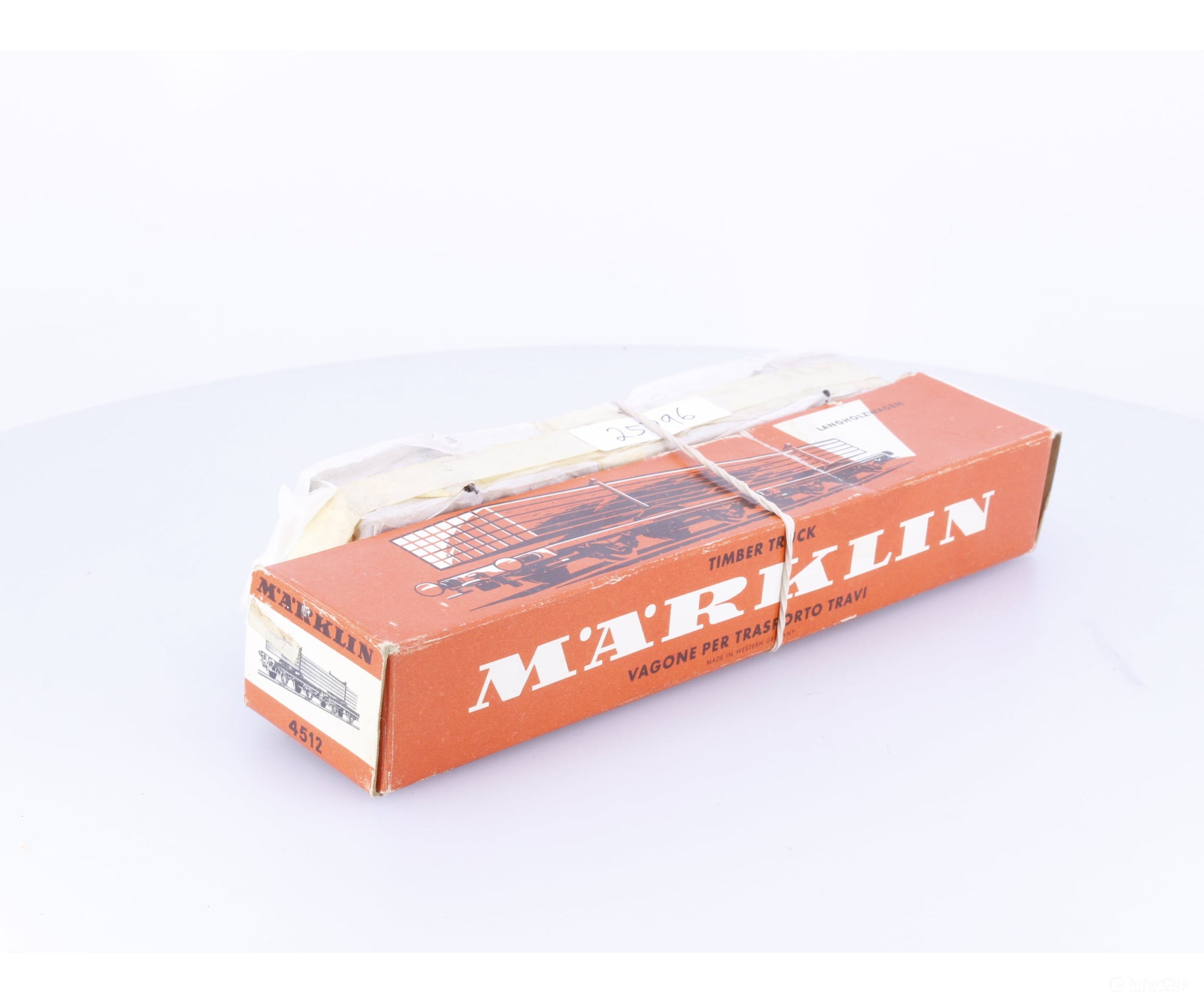 Marklin 4512 HO DB 2 x Lumber Load Flat Car - European Freight Cars