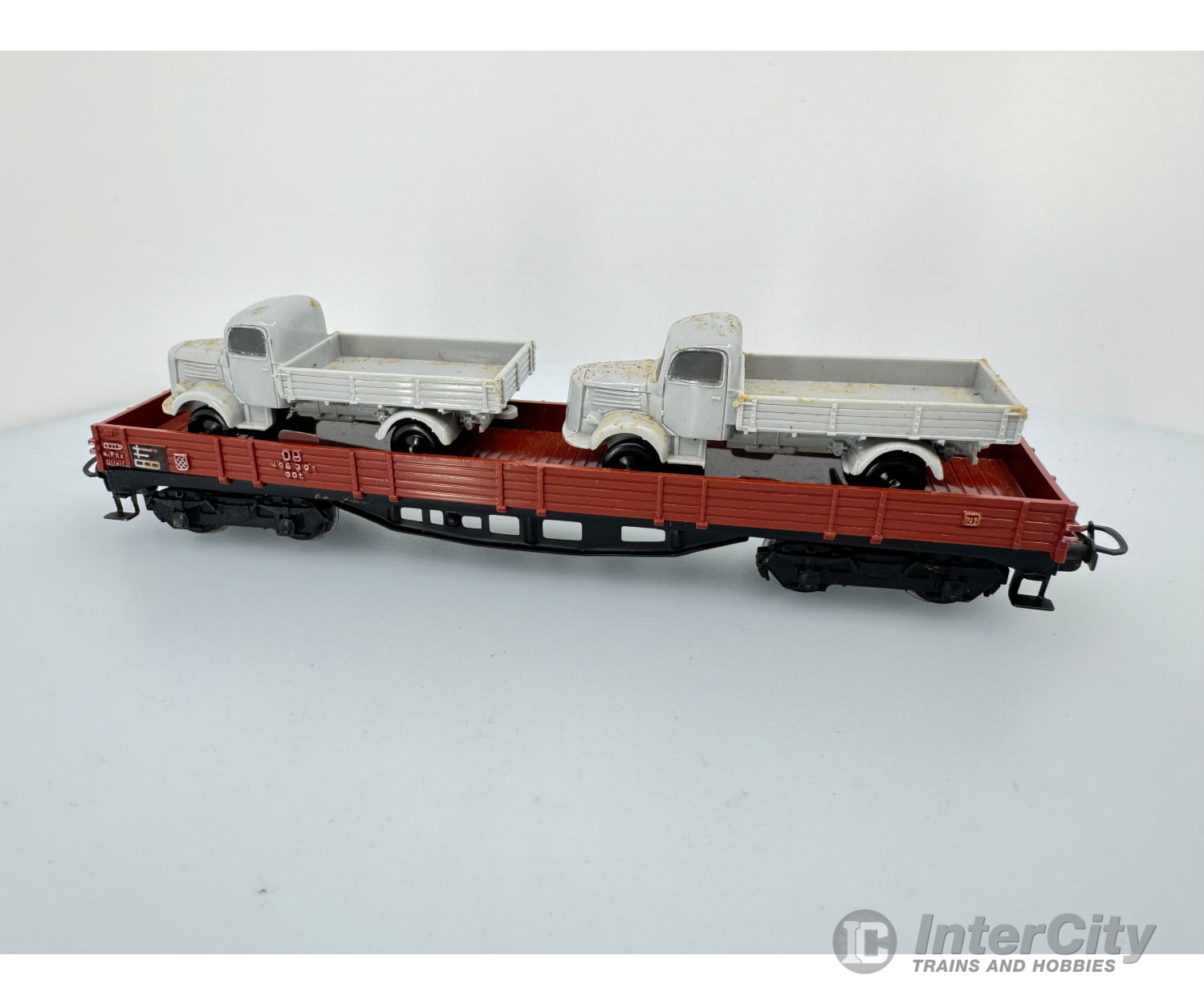 Marklin 4515 Ho Db Mercedes Transport Wagon 496 391 European Freight Cars