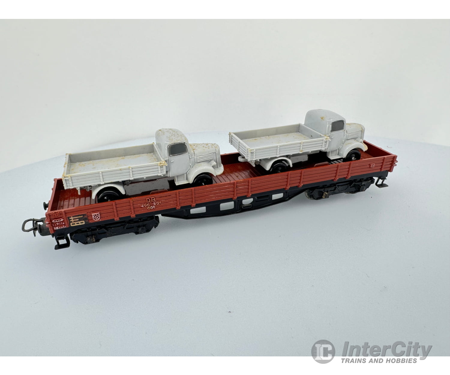 Marklin 4515 Ho Db Mercedes Transport Wagon 496 391 European Freight Cars