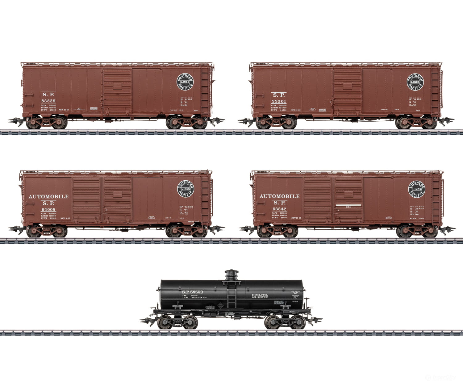 Marklin 45667 HO Southern Pacific freight car set Freight Cars