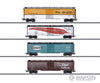 Marklin 45712 Ho Us ’Tin-Plate’ Freight Car Set (Mhi Exclusive Item) European Cars