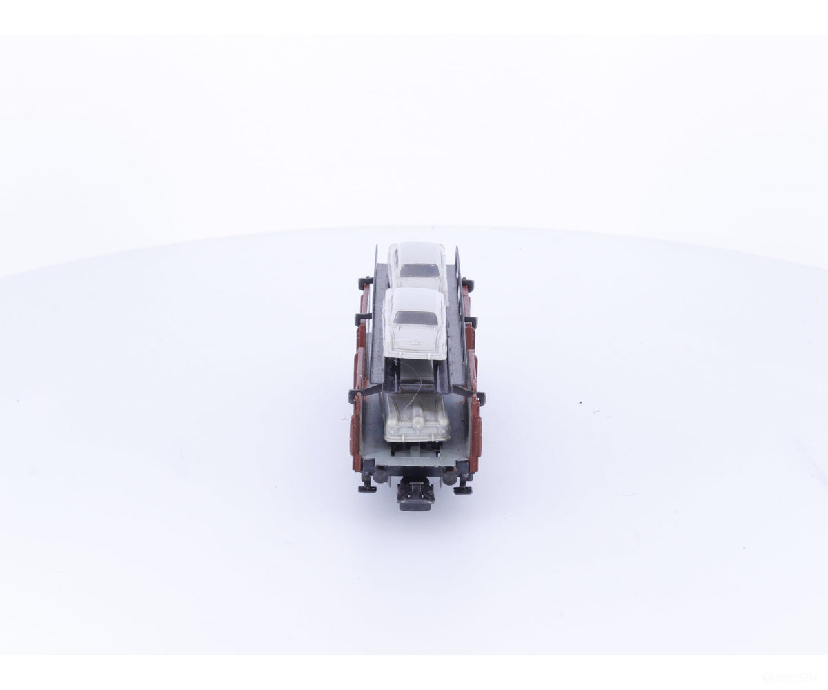 Marklin 4613 HO DB Metal Auto Carrier with 4 Cars 315/4 - European Freight Cars