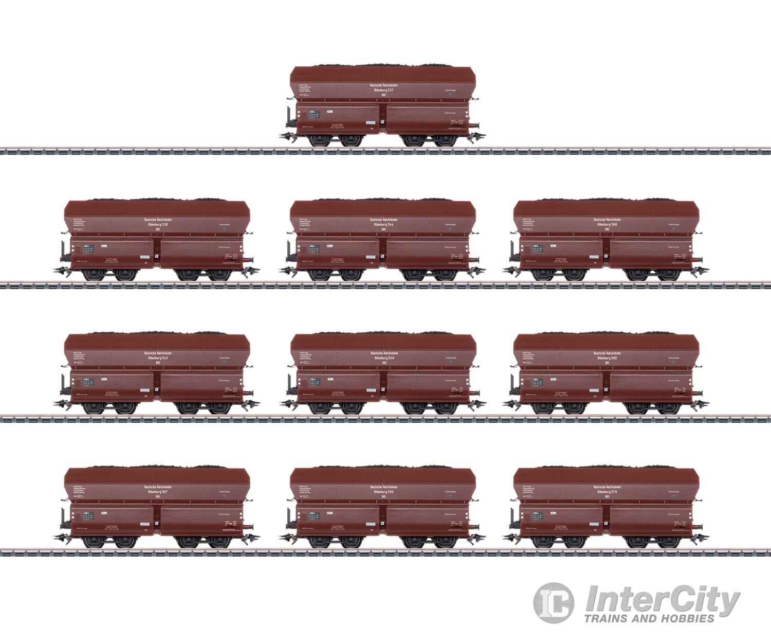 Marklin 46226 Ho Drg Type Oot Oldenburg Dump Car Set (1/2025 Insider Club Model) European Freight