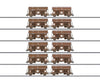 Marklin 46309 17 Hinged Roof Car Set - Default Title (IC-MARK-46309)